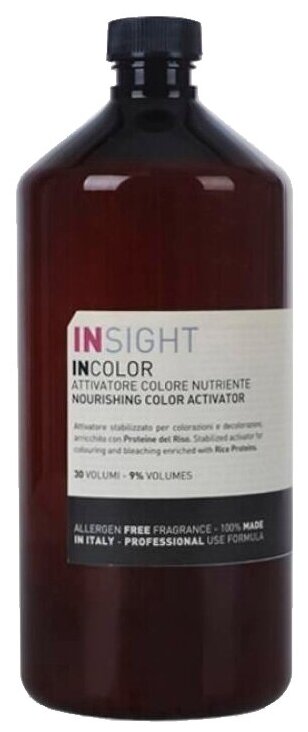INSIGHT PROFESSIONAL   9% Nourishing Color Activator, 900 