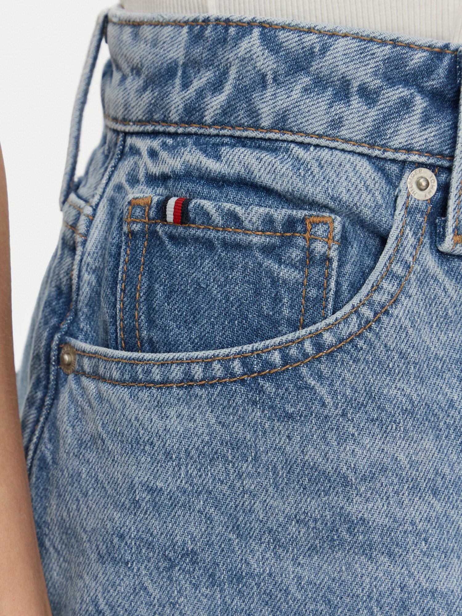 Юбка TOMMY HILFIGER, размер 38 EU, синий — фото 1