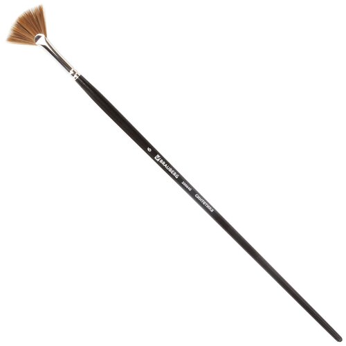 Упаковка 5 шт Кисть художественная проф BRAUBERG ART CLASSIC синтетика мягкая веерная 6 длинная ручка 200640 880₽