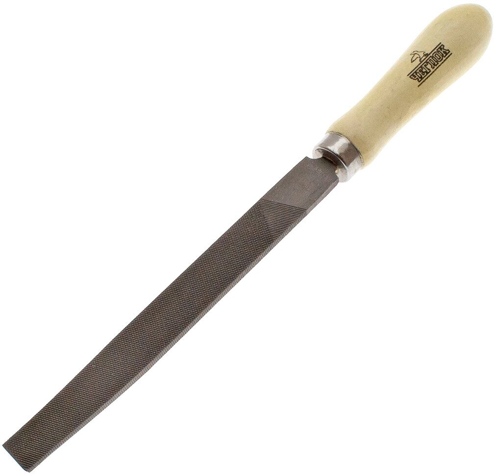 Напильник плоский, Чеглок, 16-06-212, с деревянной ручкой, 150мм №2