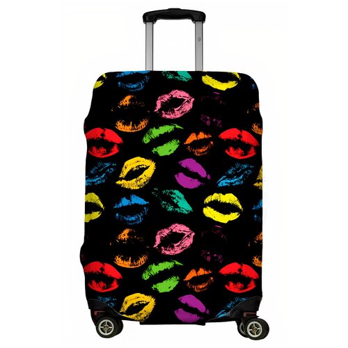 фото Чехол для чемодана "many lips" размер s lejoy
