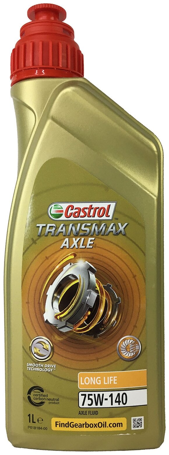 Масло Трансмиссионное "Castrol" Transmax Axle Long Life 75w140 (1 Л) Синт. Castrol арт. 15D7A8