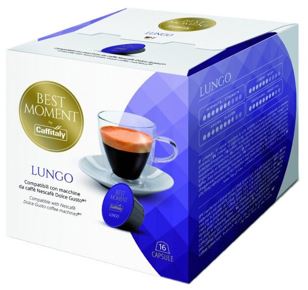 Кофе в капсулах для Dolce Gusto Caffitaly Lungo