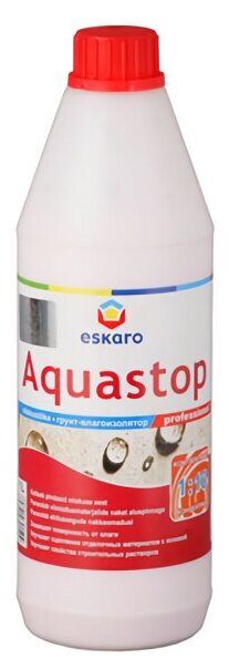 Грунт влагоизолятор Eskaro Aquastop Prof концентрат 1л