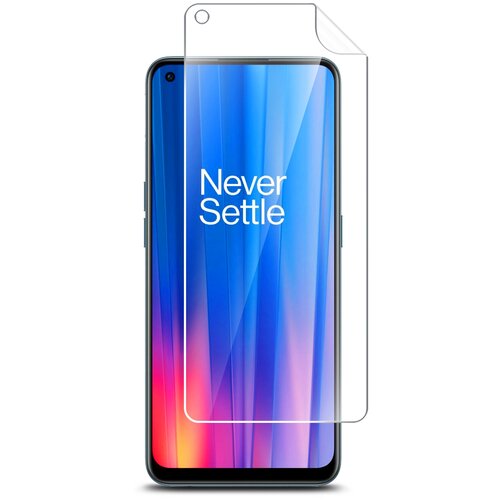 Защитная пленка на OnePlus Nord CE 2 (ВанПлюс Норд СЕ 2) на Экран прозрачная гидрогелевая с олеофобным покрытием полноклеевое, Brozo гидрогелевая защитная пленка для oneplus nord 5g ван плюс норд 5 джи с эффектом самовосстановления на экран матовая