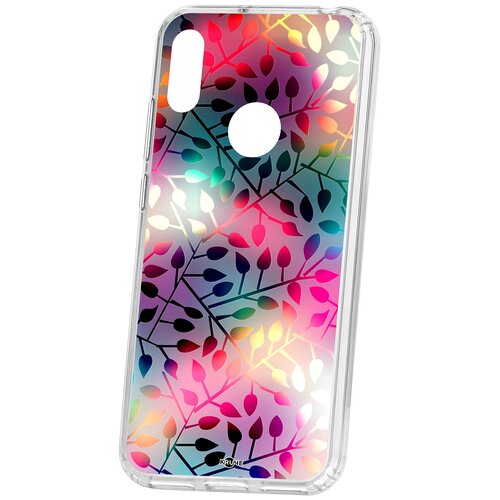 фото Чехол на хонор 8а kruche print цветные листья кruче