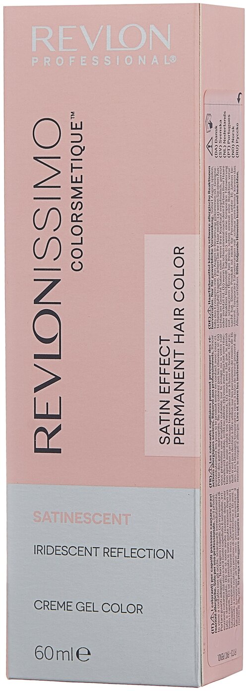 Revlon Professional Revlonissimo Colorsmetique Satinescent стойкая краска для волос, 821 стальной лед