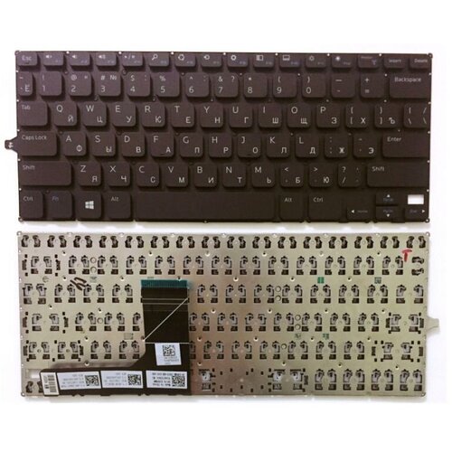 Клавиатура для ноутбука Dell Inspiron 11-3147 11-3148 черная без рамки 1155₽
