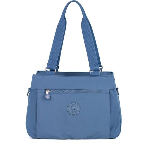 Сумка MINDESA повседневная, нейлон, полиэстер, внутренний карман, регулируемый ремень, мультиколор