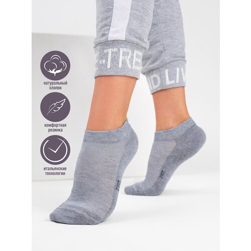 фото Носки красная ветка, размер 23-25, серый