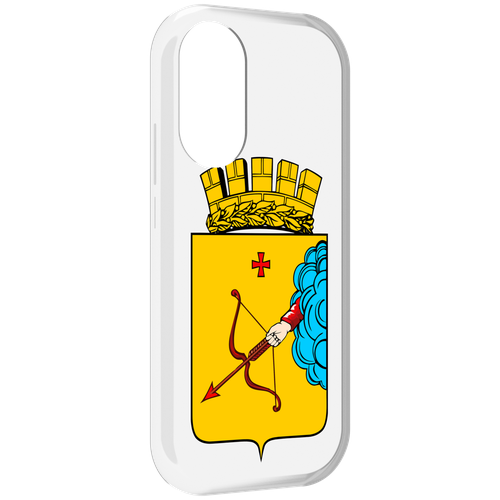 Чехол MyPads герб-кировская-область для Honor X7 задняя-панель-накладка-бампер