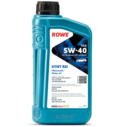 Rowe Hightec synt RSI SAE 5W-40 1л