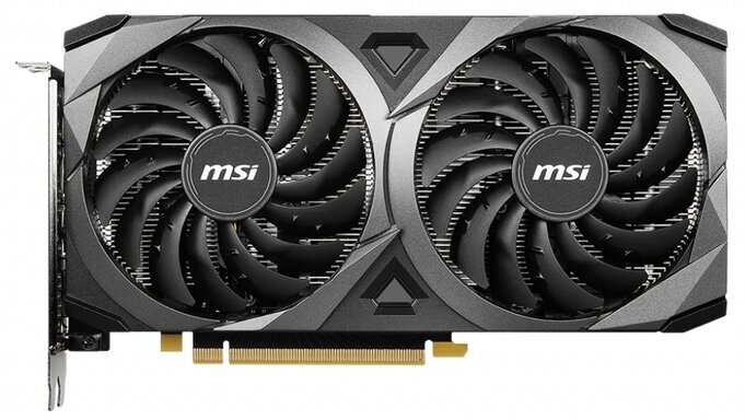 MSI Видеокарта MSI GeForce RTX 3060 VENTUS 2X 12G OC (GeForce RTX 3060, 12ГБ GDDR6, HDMI, 3xDP) (PCI-E) (ret)