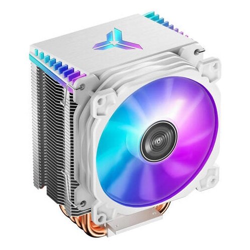 Кулер Jonsbo CR-1400 Color White (Intel LGA1700/1200/115X AMD AM4/AM5) кулер для процессора jonsbo cr 2000gt черный серебристый rgb подсветка