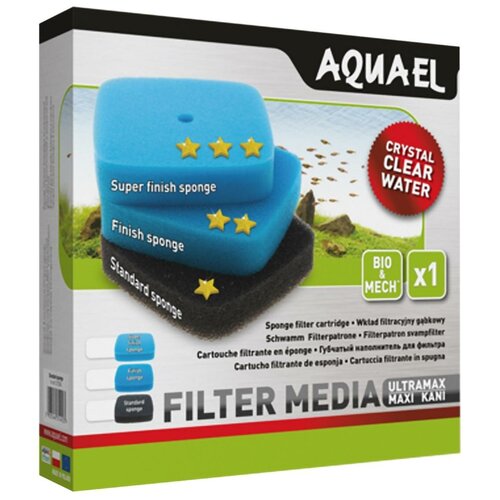 Сменная губка для фильтра AQUAEL ULTRAMAX / ULTRA FILTER / MAXI KANI PPI30, среднепористая сменная губка aquael для фильтра turbo filter 500 для помпы cirсulator 500