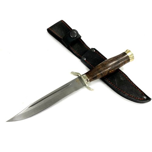 фото Нож разведчика нр-40, сталь k340, стабилизированная карельская береза ножевая мастерская сковородихина