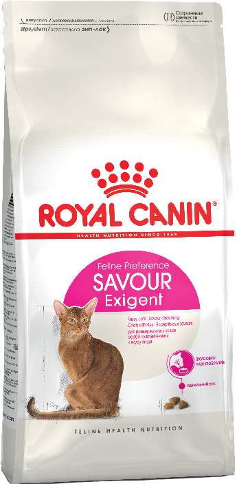 Royal Canin Exigent Savour Sensation для кошек привередливых ко вкусу продукта Курица, 2 кг.