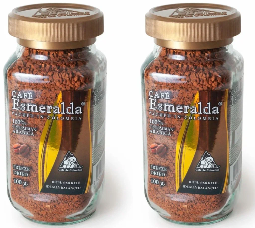 Кофе растворимый Esmeralda 100 грамм 2 штуки