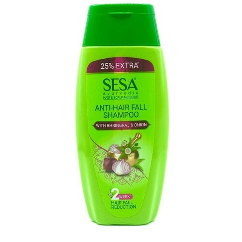 Шампунь против выпадения волос с бринграджем и луком / Anti - hair fall shampoo, Sesa Aurvedic 100 мл