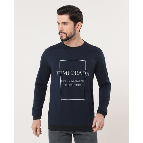 фото Лонгслив temporada, размер m(48), синий