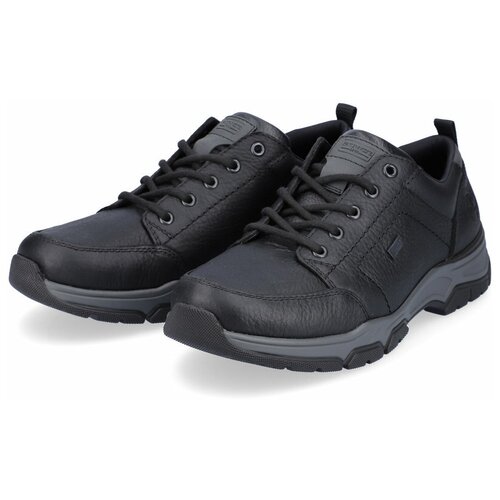 фото Ботинки rieker, демисезонные, натуральная кожа, размер 42, черный