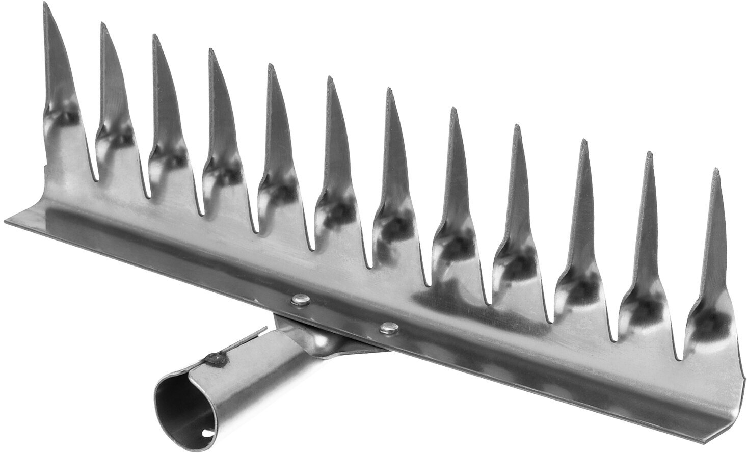 Грабли Сибртех нержавеющая сталь, 290 мм, 12 витых зубьев, без черенка 61753