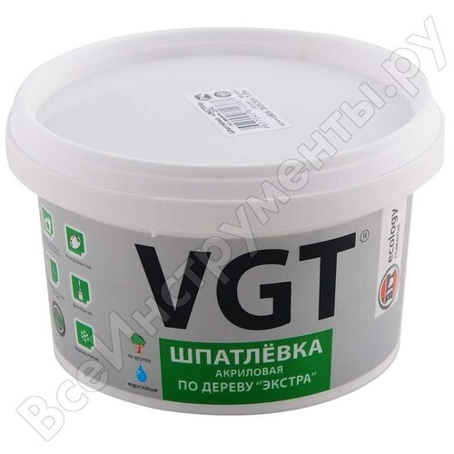 шпаклевка по дереву экстра береза 1 кг vgt 11593637 Шпаклевка по дереву VGT Экстра