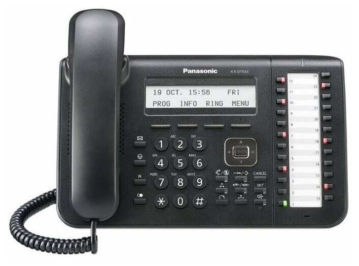 VoIP-телефон Panasonic KX-DT543 black