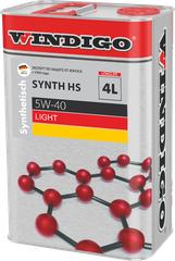 WINDIGO SYNTH HS 5W-40 LIGHT (4 литра)