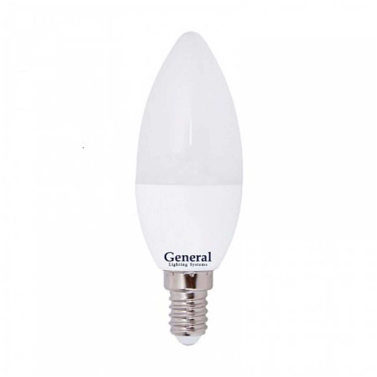 General, Лампа светодиодная филаментная, Комплект из 10 шт., 8 Вт, Цоколь E14, 4500К, Форма лампы Свеча