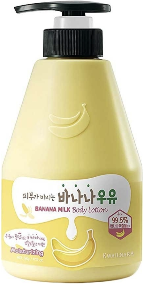 Лосьон для тела с ароматом бананового молока [Welcos] Kwailnara Banana Milk Body Lotion
