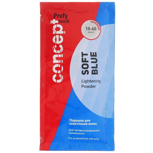 фото Concept profy touch порошок для осветления волос soft blue lightening powder, 30 г