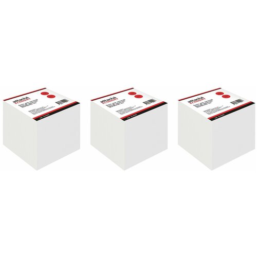 Attache Economy Запасной блок бумаги для записей белый, размер 90х90х90 мм, 3 уп