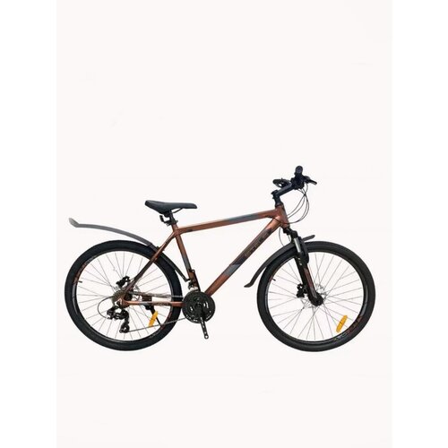 фото Велосипед двухколесный горный stels navigator 620 d v010 коричневый 21 скорость, рама 14", колеса 26"