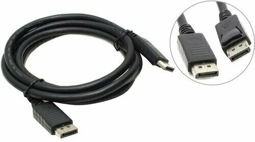 Кабель VCOM DisplayPort - DisplayPort (VHD6220), 1.8 м, 1 шт., черный - фотография № 4