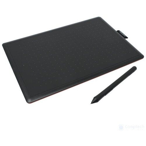 Графический планшет Wacom One by Medium USB черный красный [CTL-672-N]