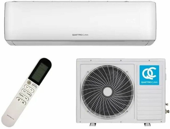 Сплит-система Quattroclima Verona DC inverter QV-VE18WAE/QN-VE18WAE/ кондиционер для дома, квартиры, офиса и дачи настенный/ белый, глянец/ гарантия 3 года/ до 54 кв. м.