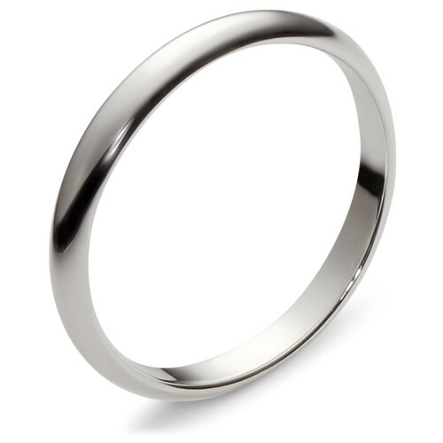 Обручальное кольцо из платины с гравировкой «Amor Omnia vincit», ширина 3,1 мм