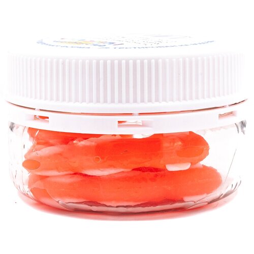 Силиконовая приманка NyaskiClub горох Светонакопитель 45 мм 22 гр СЫР Бело-Розовый 8 шт 725₽