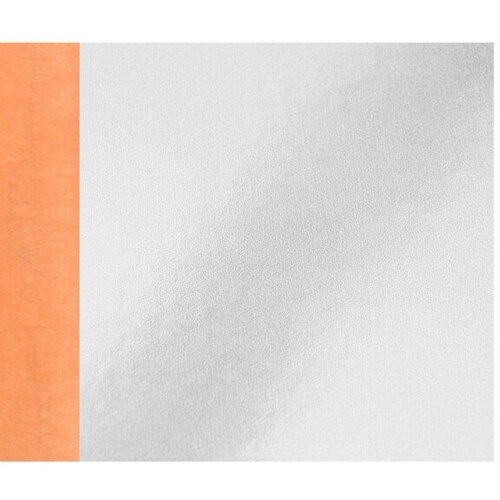 Calligrata Поталь в книжке 14 х 14 см, 25 листов, серебряная