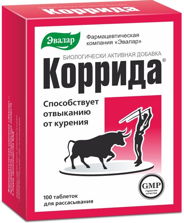 Коррида, 100 таблеток, Эвалар