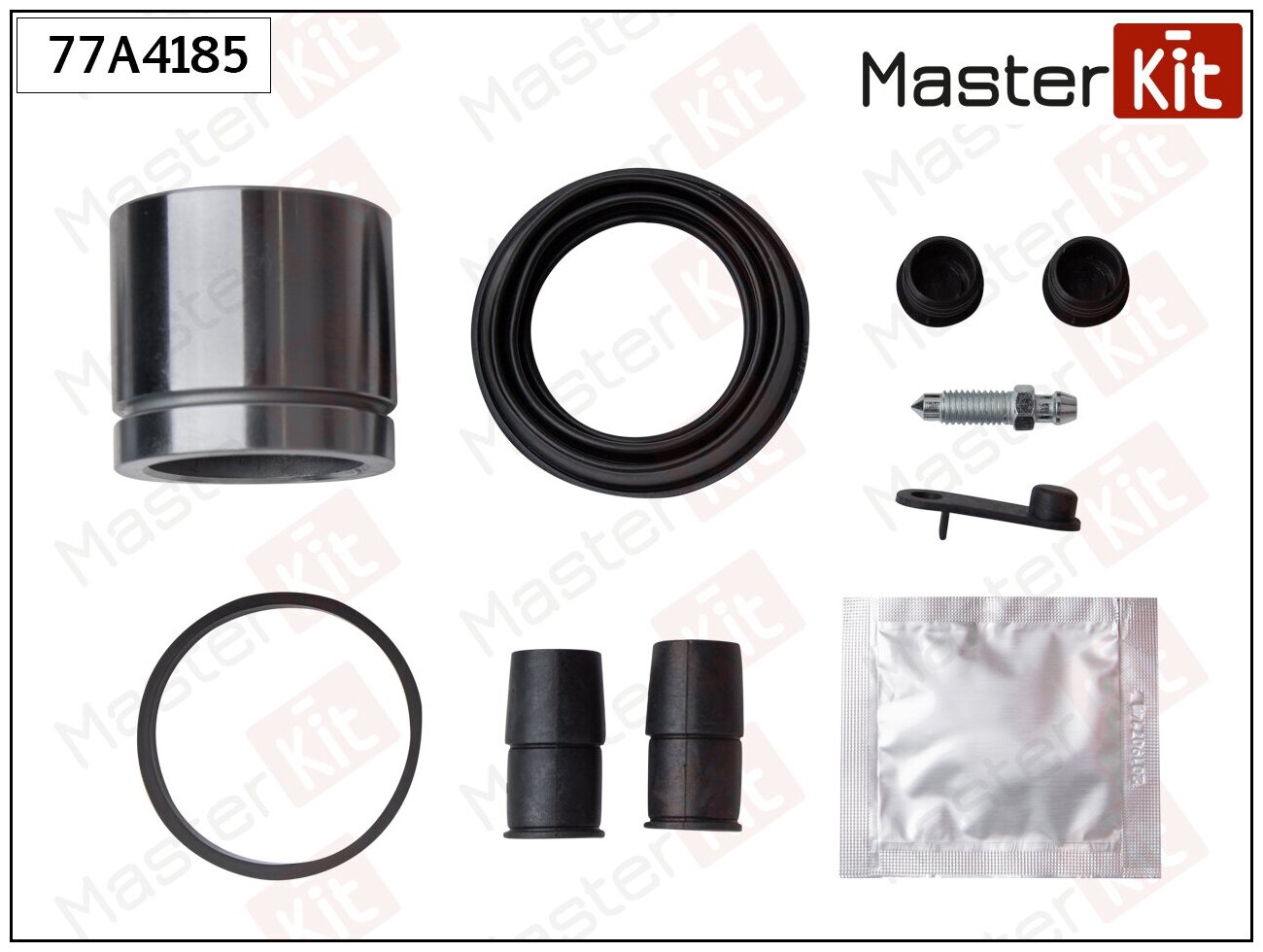 Ремкомплект тормозного суппорта + поршень BMW 3 (E46) 1998 - 2005, X3 (E83) 2003 - 2011, MASTERKIT 77A4185