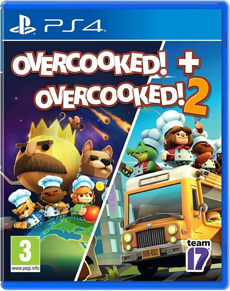 Игра Overcooked + Overcooked 2 для PlayStation 4 (Английская версия)