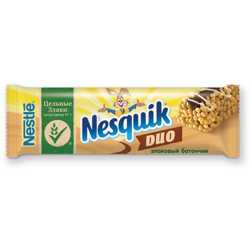 фото Злаковый батончик nesquik duo, 25 г