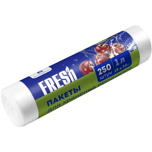 Пакеты для хранения продуктов FRESH 19x24 см 250 шт. - 3 рулона