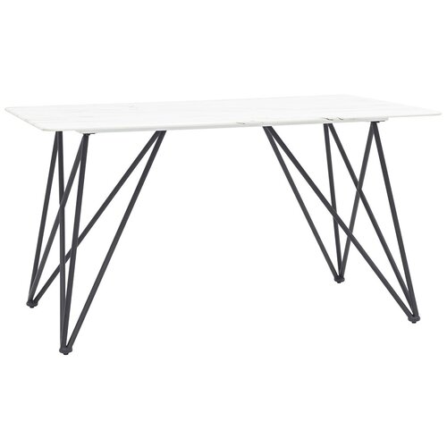 фото Стол кухонный stool group сакраменто, дхш: 90 х 140 см, белый