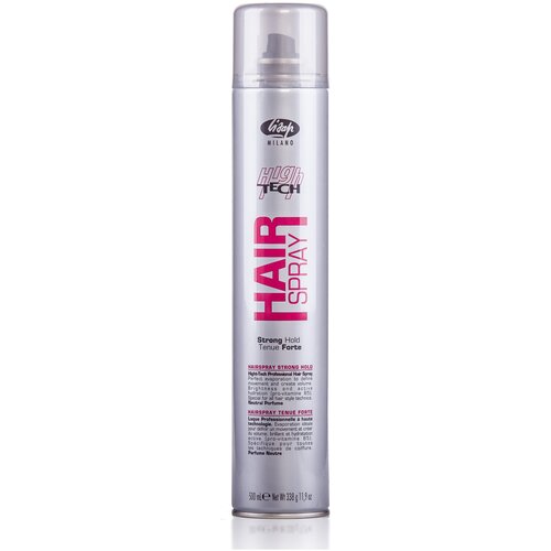Lisap Лак для волос High Tech Hair Spray Strong Hold, сильная фиксация, 500 мл