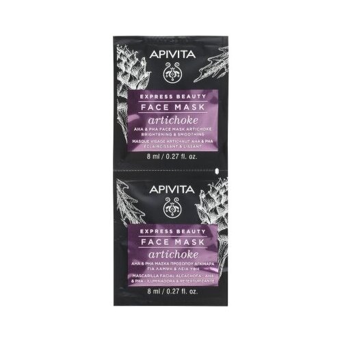 Apivita Face Mask Artichoke Маска для здорового цвета лица с артишоком, 2 х 8 мл.