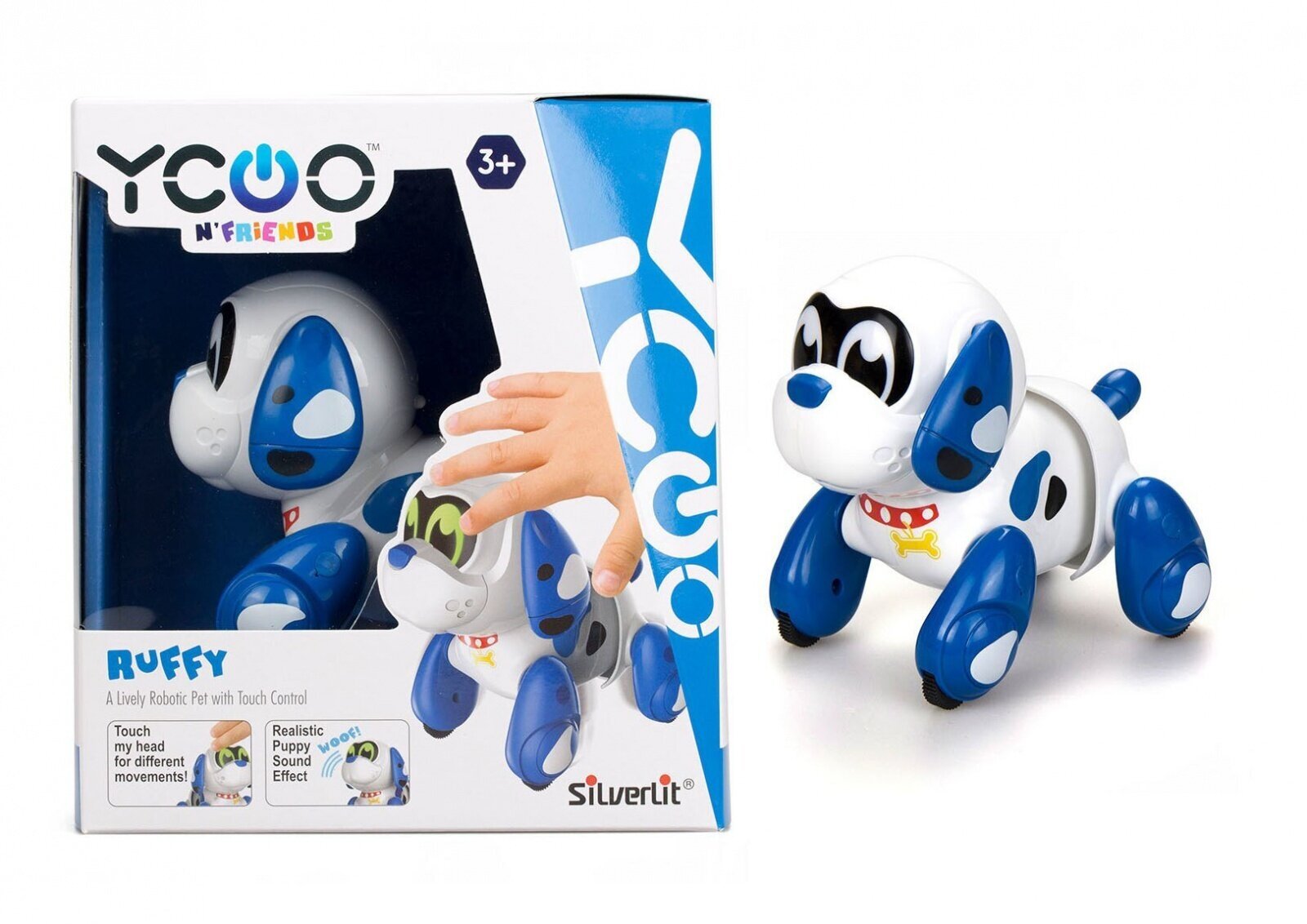 Интерактивная игрушка Silverlit Ycoo n'Friends Собака Руффи 13 см - фото №11