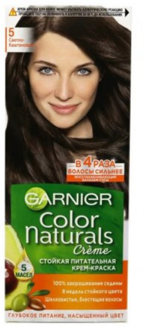Краска для волос Garnier Color Naturals т.5 Светло-каштановый